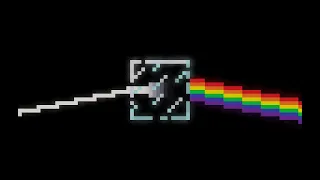 Dreiton from Minecraft in the style of Pink Floyd