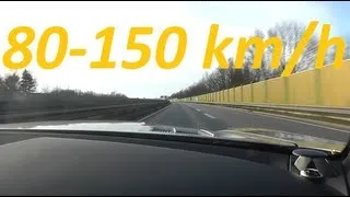 Mercedes SLS AMG Onboard Acceleration 80-250 km/h [Full HD]