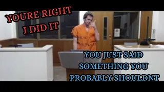 Man Incriminates himself on Stand in front of the Judge