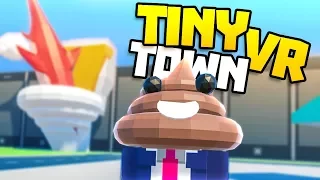 BUILDING AMAZING FROG IN TINY TOWN! - Tiny Town VR Gameplay Part 28 - VR HTC Vive Gameplay Tiny Town