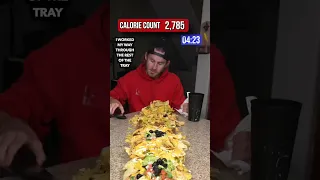 Eating The World's LONGEST Nacho Tray!