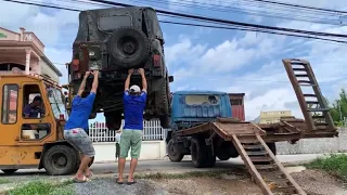 Full restoration ancient uaz 469 | repair and restore all antique cars uaz 469