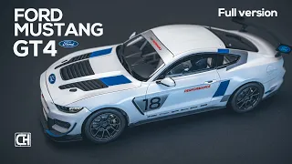 Full Version | Tamiya Ford Mustang GT4 Build | Scale Model | Step By Step | Relaxing