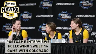 Iowa Hawkeye postgame interviews following LSU game