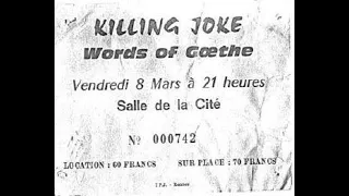 Killing Joke - Salle De La Cite - Rennes - France - 8th March 1985 - Enhanced Audio - 43 mins only