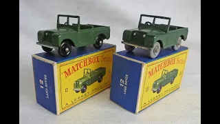Matchbox Toys MB12b Land Rover [Matchbox Picture Box Collection]