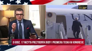 Amerykańskie media komentują wizytę polskiego prezydenta i premiera w USA | Wydanie Specjalne