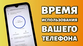 Как узнать, сколько времени сидишь за телефоном?