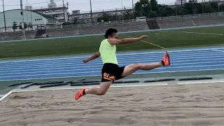 【跳びちぎり】走幅跳総仕上げます。　#longjump #わっぴぃ