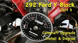 Y Block Ford Camshaft Install (in car!) part 3