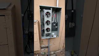 300 amp meter electrical panel  installation