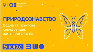 5 клас. Природознавство. Водне та грунтове середовище: життя організмів