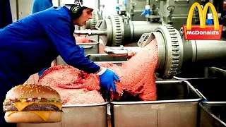 World Biggest Million Dollar Burger Factory🍔 [McDonald's Factory Tour] – Hamburger production line