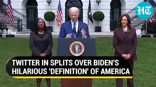 Joe Biden fumbles, describes America in single word as "ASUFUTIMAEHAEHFUTBW"; Video goes viral