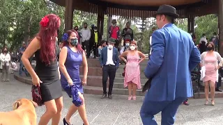 CUECA URBANA EN LA CAPITAL .."YO NACÍ PA BAILAR CUECA"