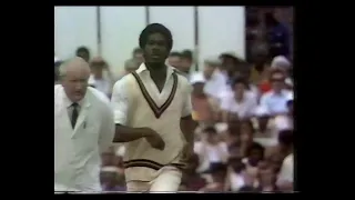 MICHAEL HOLDING 8-92 ENGLAND v WEST INDIES 5th TEST MATCH THE OVAL AUGUST 14 16 1976 BRIAN JOHNSTON