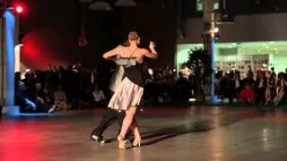 Sara Westin y Juan Pablo Canavire de DNI Tango bailan Milonga | Mantova Tango Festival 2014