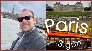 PARİS VLOG 3 | Eyfel Kulesine Çıktım | 84€ Hesap Geldi | Emily in Paris Mekanları | 2 Ücretsiz Müze