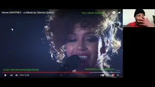 Glennis Grace - Home (Whitney tribute) Reaction #glennisgrace #reactions #music