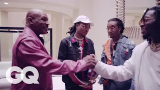 Mike Tyson Takes Migos on a Tour of His Mansion | GQ