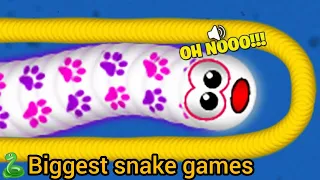 🐍rắn săn mồi trò chơi con rắn khu giun io con rắn đói lớn nhất worms zone.io #082 Oggy game con rắn