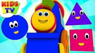 Shapes Train | Bob The Train Cartoons | Nursery Rhymes And Kids Songs | Kids Tv