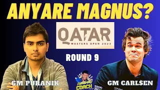 PARUSA ANG INABOT NI MAGNUS SA MGA INDIAN! Puranik vs Carlsen! Qatar Masters 2023!