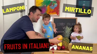 Fruits in Italian - Introductory Italian for kids with LittleBambini