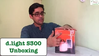 d.light S300 Solar light and mobile charger - Unboxing