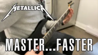 Master of Puppets but every time he says MASTER it gets FASTER (Guitar)