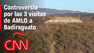 AMLO visita Badiraguato por tercera vez, la tierra donde nacieron narcos como "El Chapo"