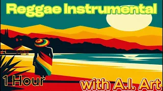 Reggae Instrumental Music Mix with A.I. Art. Top Staff Picks.