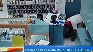 NTG: Exclusive: Pagnanakaw sa isang tindahan ng cellphone sa SM MOA, nakunan ng CCTV