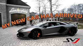 MY DREAM CAR ARRIVES // The Lamborghini Aventador SVJ