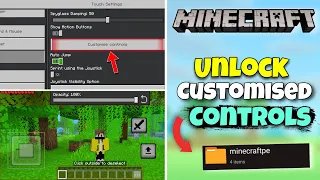 😲 Finally We Can Customize Control In Minecraft Pocket Edition || Custom Control MCPE 1.20