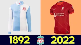 Die Entwicklung des FC Liverpool Trikots | Alle Liverpool-Fußballtrikots in der Geschichte 2021-22