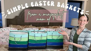 Minimalist Easter Baskets (no candy) For Our Large Homesteading Family + Homesteader Target Finds