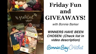 Friday Fun and Giveaways with Bonnie Bay Crochet!