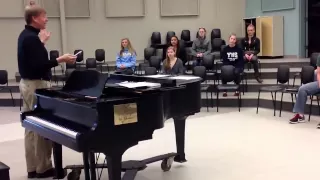 Choral warmups - ear training