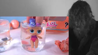 BIG LOL BUBBLY Surprise Blind Bag with Fizz Heart In Water - Toy Video CRAZY REACTION!!!