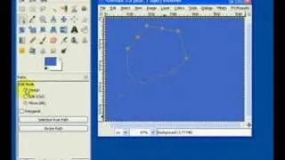 GIMP TUTORIAL BEZIER PATH TOOL PART ONE