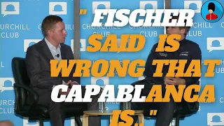 MAGNUS CARLSEN: Fischer said that is  misconception  capablanca good in end game