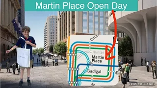 Martin Place Metro Station Open Day With Construction Animation
