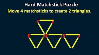 Matchstick Puzzle - IQ Test #simplylogical #matchstickpuzzle