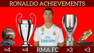 Cristiano Ronaldo Achievements For Real Madrid 2009-2018