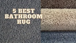 Best Bathroom Rugs On Amazon 2022 | Top 5 Bathroom Rug Reviews