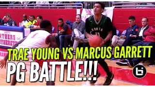 Trae Young Vs Marcus Garrett! Thanksgiving Hoopfest PG Battle!