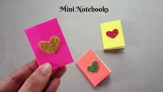 DIY MINI NOTEBOOKS USING ONE SHEET OF PAPER | DIY BACK TO SCHOOL