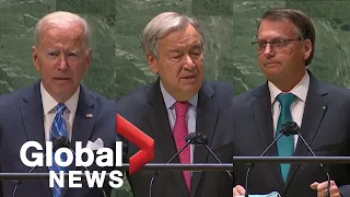 UNGA 2021: Guterres gives world's COVID-19 vaccine rollout an "F" as world leaders talk crises