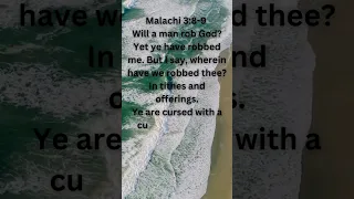 Will a man rob God | Malachi 3:8-9